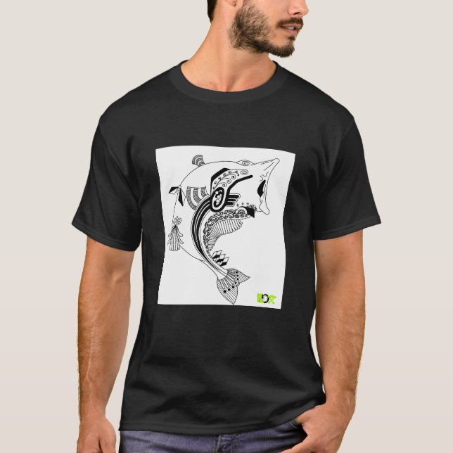 - Jumping - Black T-shirt (Front)