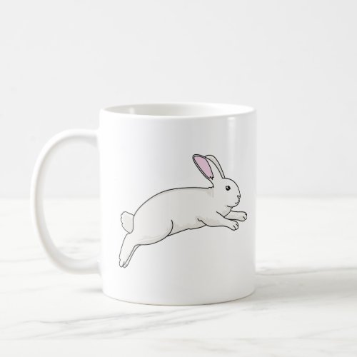 Jumping Bunny Rabbit Easter gift  Coffee Mug