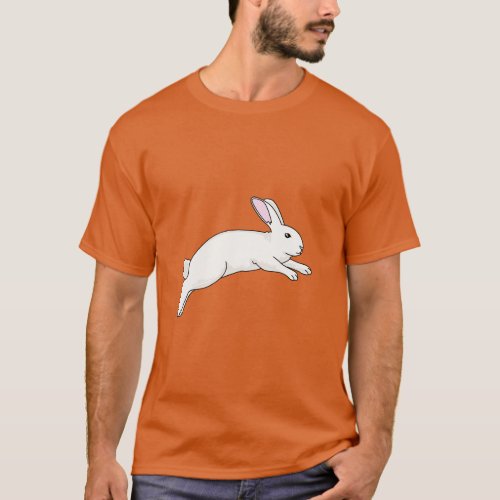Jumping Bunny Rabbit Easter gift  T_Shirt