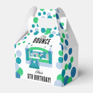 Jumping Castle Bouncy Boys Birthday Party Favor Boxes