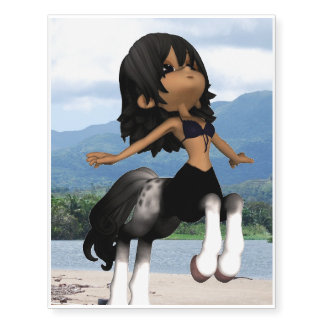 Jumping Centaur Temporary Tattoos