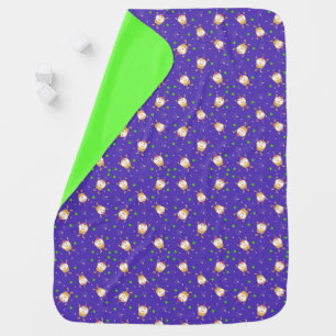 Jumping cupcakes  baby blanket