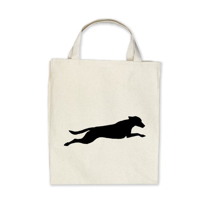 Jumping Dog Silhouette Bag