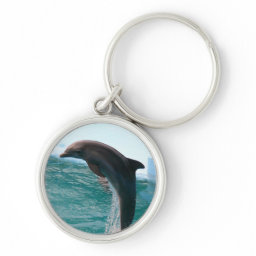 Jumping Dolphin Keychain