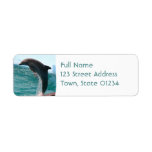 Jumping Dolphin Return Address Mailing Label