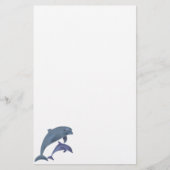 Jumping dolphins illustration (Front)