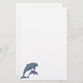 Jumping dolphins illustration (Front/Back)