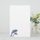 Jumping dolphins illustration (Standing Front)