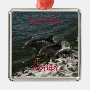 Jumping Dolphins Ornament