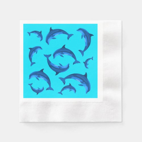 Jumping Dolphins Party Napkins