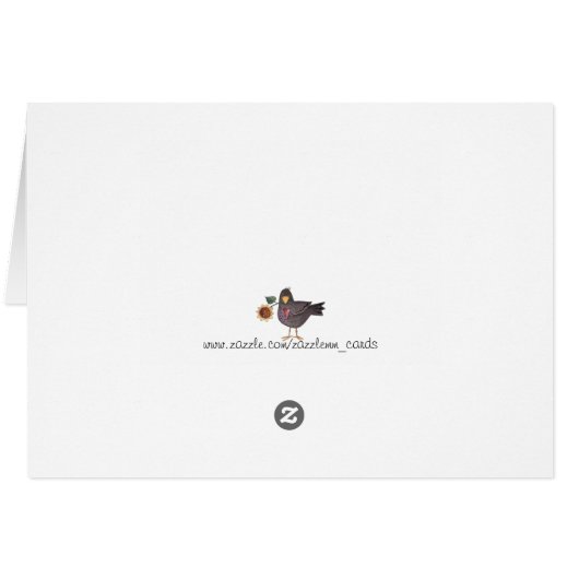 Jumping Ewe - Blank Card (Back Horizontal)
