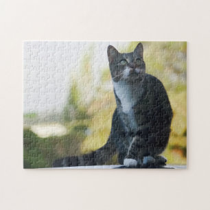 Jumping Feline Jigsaw Puzzle
