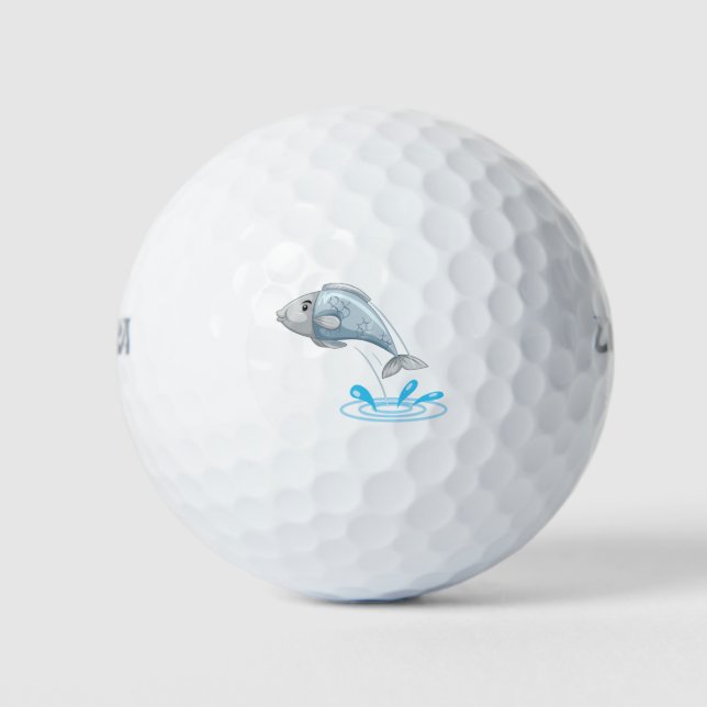 Jumping fish golf balls (Front)