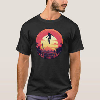 Jumping fitness gymnastics trampolining sport gift T-Shirt