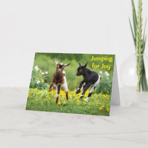**JUMPING FOR JOY ON YOUR 12th BIRTHDAY** Card