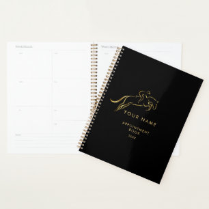 Jumping Horse Horseback Riding Horse Trainer Planner