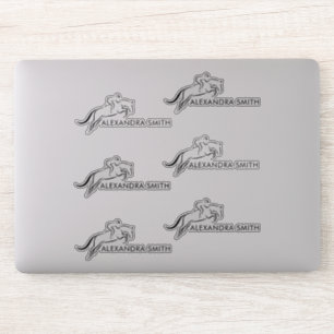 Jumping Horse Horseback Riding Horse Trainer Sticker