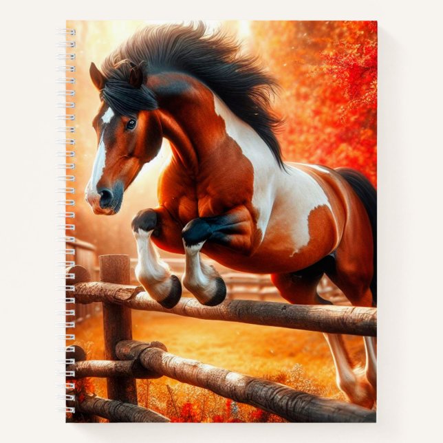 Jumping Horse Notebook (Front)