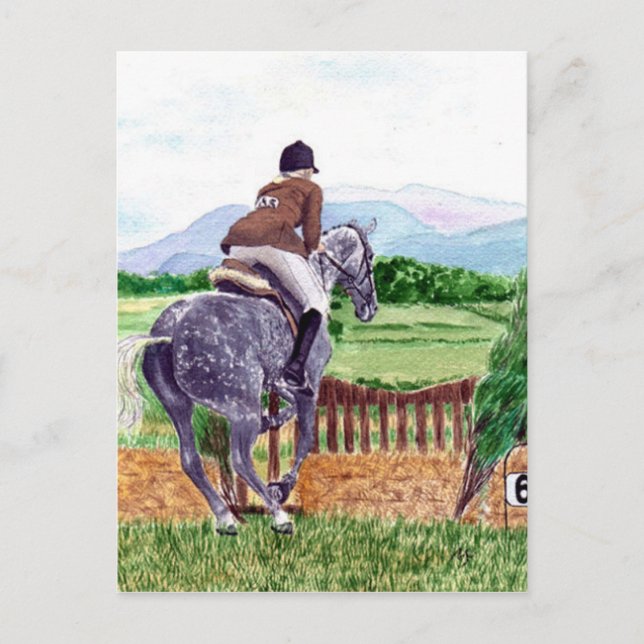 Jumping Horse Postcard (Front)
