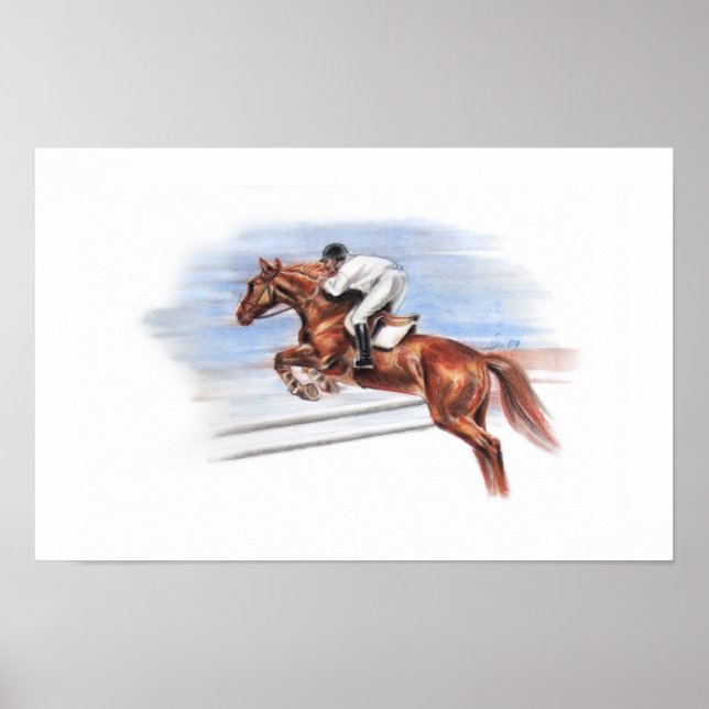 Jumping Horse Poster (Front)