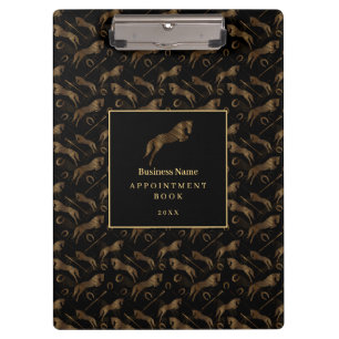 Jumping Horse Scribble Horse Horse Trainer Clipboard