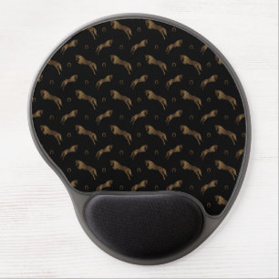 Jumping Horse Scribble Horse Horse Trainer Gel Mouse Pad