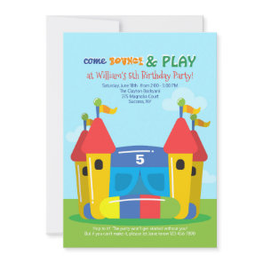 Jumping House Invitation