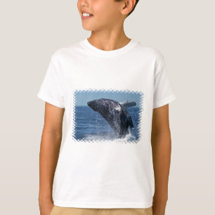 Jumping Humpback Whale Youth Sweatshirt T-Shirt