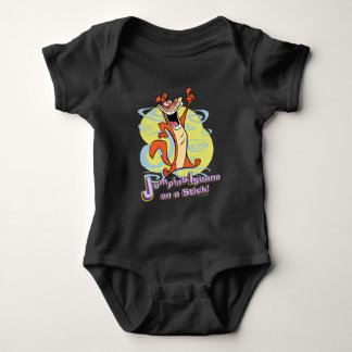 Jumping Igauna on a Stick!™ Baby Bodysuit
