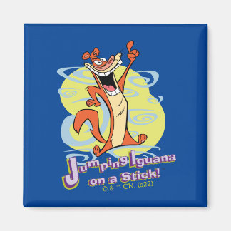 Jumping Igauna on a Stick!™ Magnet
