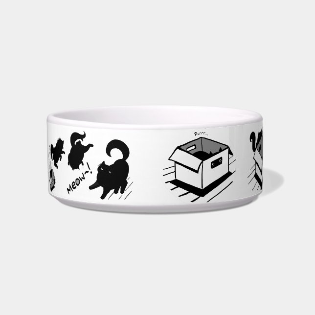 Jumping Kitty Water Bowl (Front)