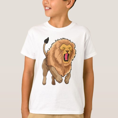 Jumping Lion T_Shirt