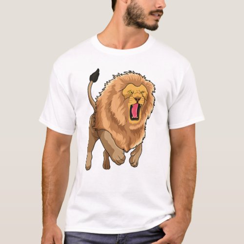 Jumping Lion T_Shirt