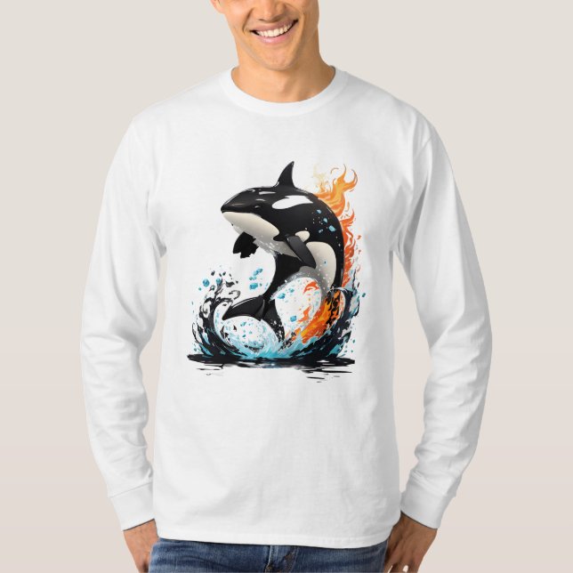 jumping Oceanic dolphin 2023 T-Shirt (Front)