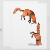 Jumping Red Fox (Front/Back)