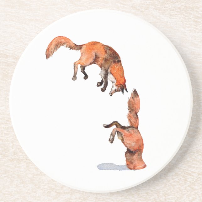 Jumping Red Fox Coaster (Front)