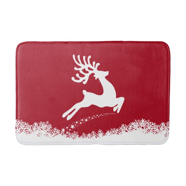 Jumping Reindeer bath mats (Front)