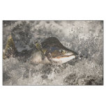 Jumping Salmon Fabric