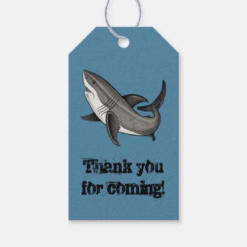 jumping shark gift tags
