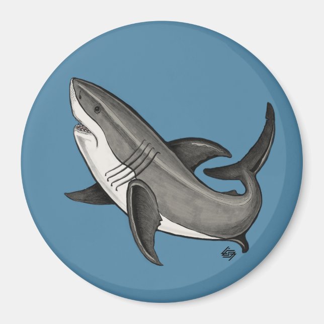 Jumping Shark Magnet (Front)