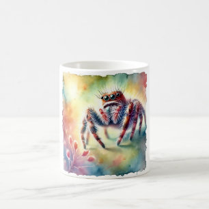 Jumping Spider 170624AREF114 - Watercolor Coffee Mug