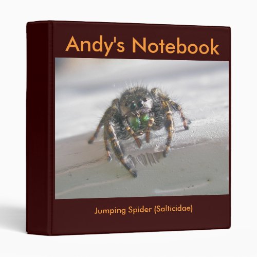 Jumping Spider Binder for Personalization