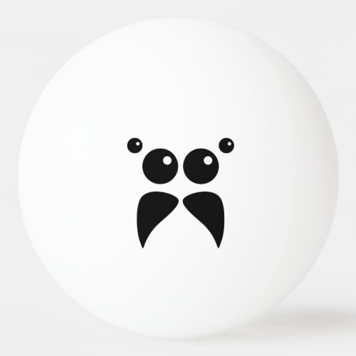 Jumping Spider Face Ping Pong Ball