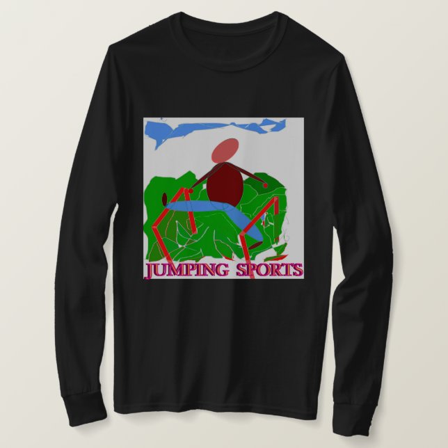 Jumping Sport T-Shirt (Design Front)
