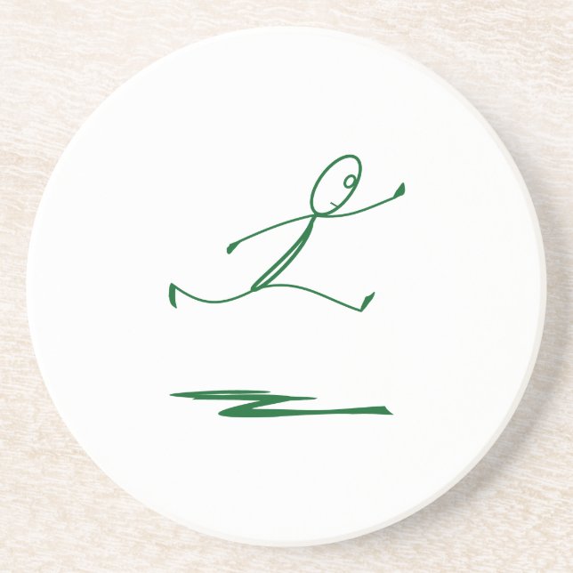 Jumping Stick Man Coasters (Front)