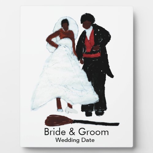 Jumping the Broom Plaque
