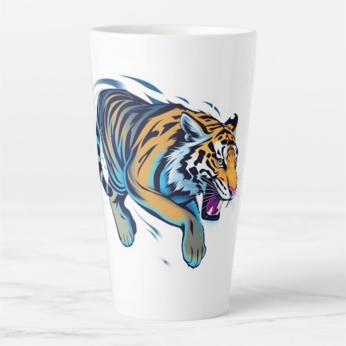 Jumping Tiger Latte Mug