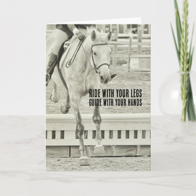 JUMPING VERTICAL 5x7 GREETING CARD (Front)
