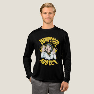 Jumpscare Addict Tri-Blend Shirt