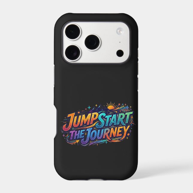 Jumpstart the Journey – Motivational Adventure T-S Case-Mate iPhone Case (Back)